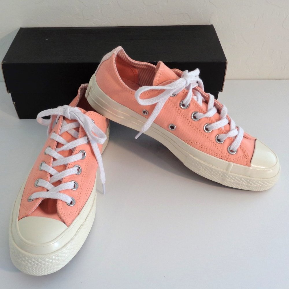 Converse Chuck Taylor All Star 70 Ox Sneakers Low Top CTAS Seasonal Coral Size 7 - Picture 2 of 6